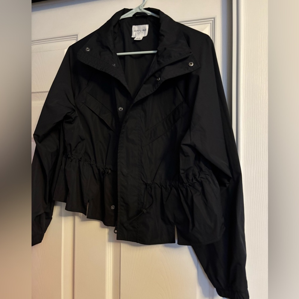 Aerie Lightweight Hiker Jacket, Black, Sz XS - Picture 3 of 4